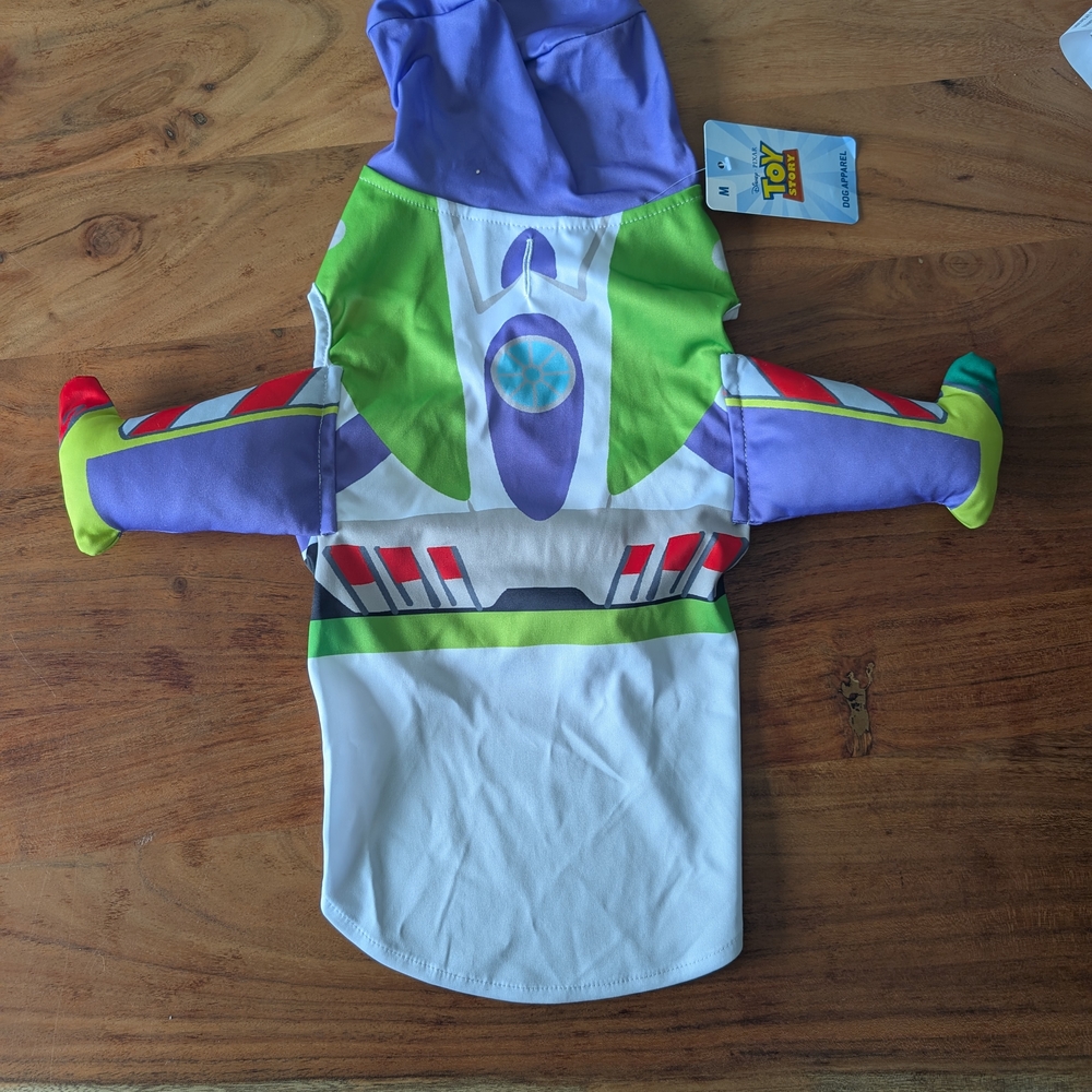 Disney Buzz Lightyear Dog Costume - Green, Purple, White